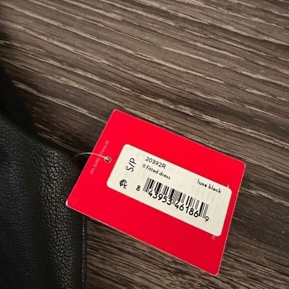 Spanx Faux Leather Sheath Dress New - Picture 4 of 7